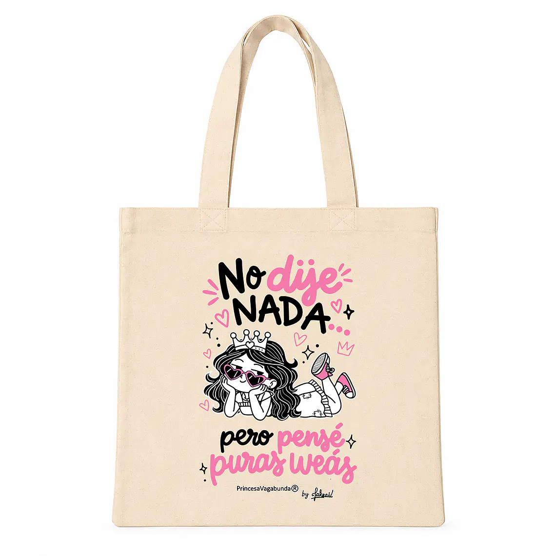 BOLSA DE TELA CRUDO - PENSÉ WEÁS 1