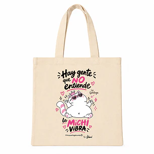 BOLSA DE TELA CRUDO - MICHI VIBRA