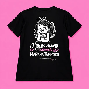 POLERA ESTAMPADA DOBLE - HOY NO SOPORTO