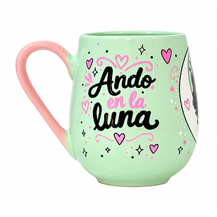 TAZÓN BICOLOR MENTA/ROSADO - LUNA