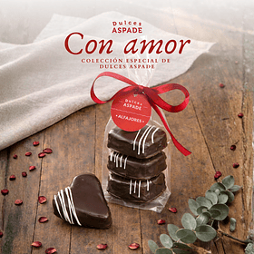 Pack Alfajores de Brownie Día de los Enamorados