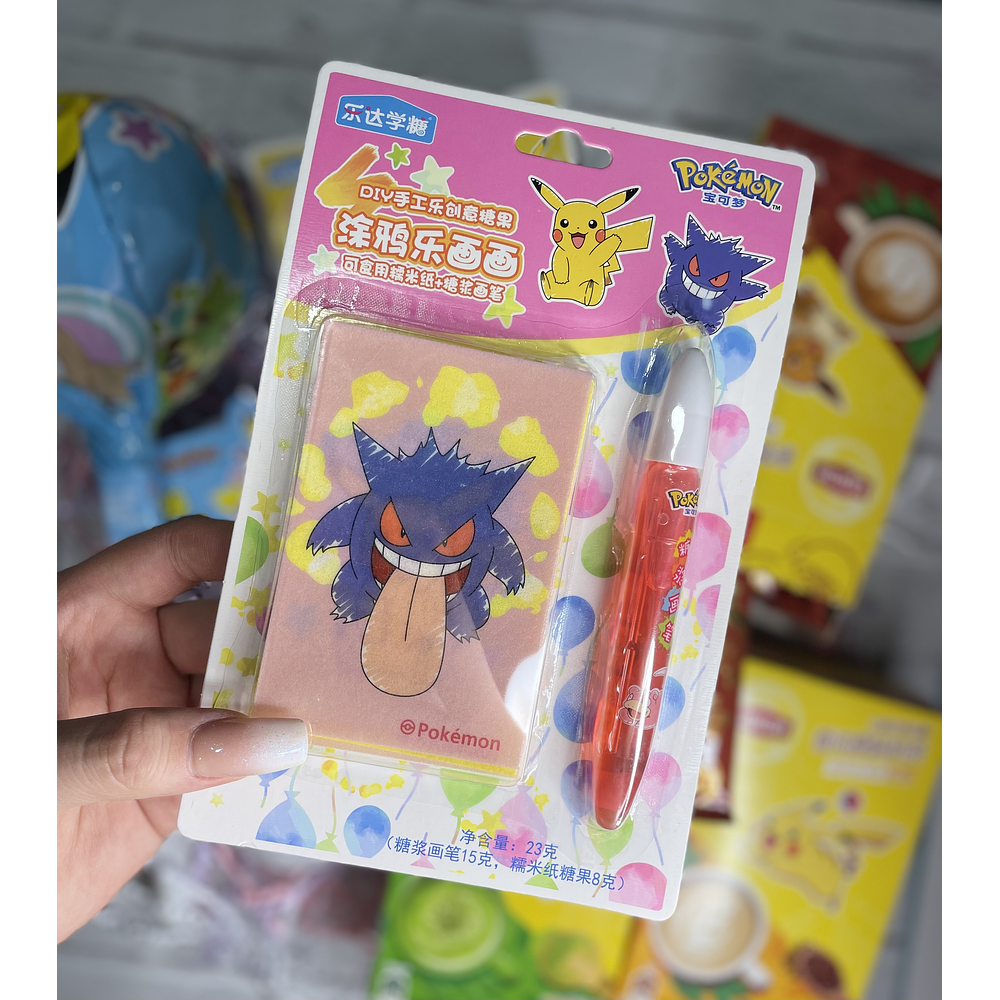 PAPEL COMESTIBLE POKEMON + LAPIZ ACIDO