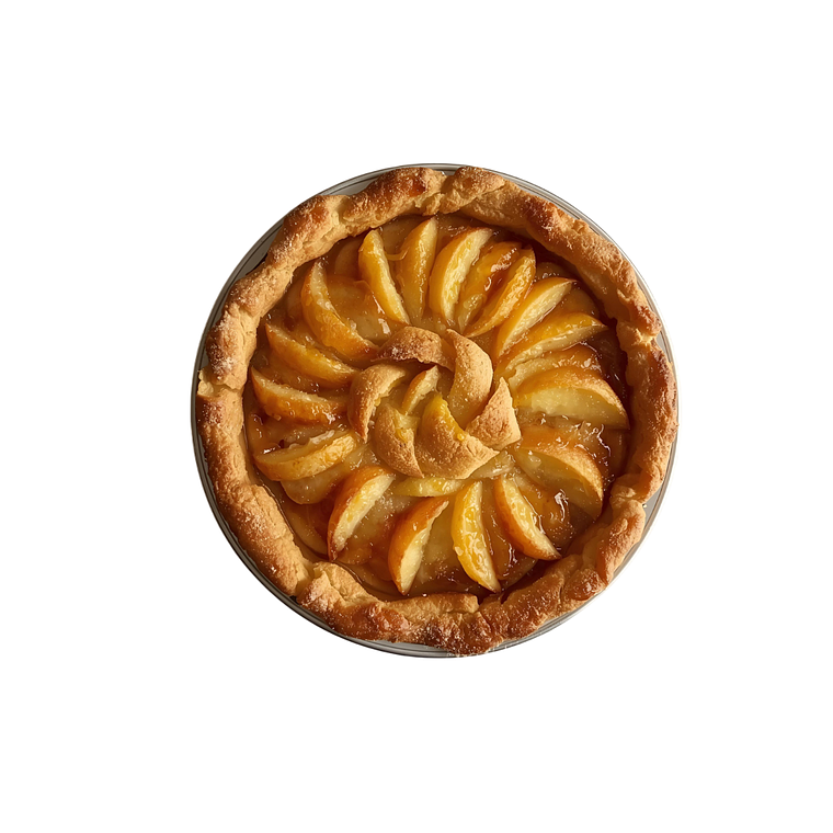 Kuchen manzana durazno 1