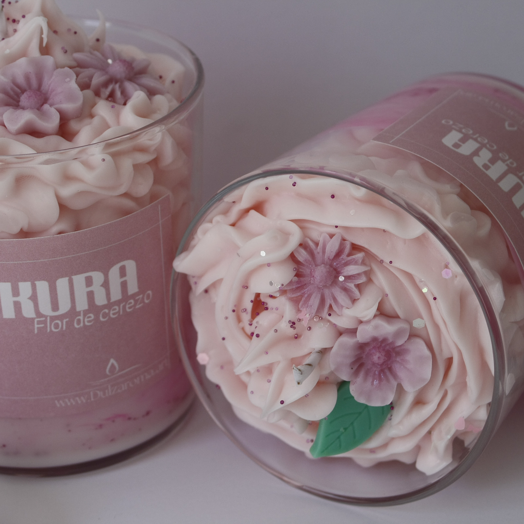 Vela Sakura 🌸 Flor de cerezo 320Gr 1