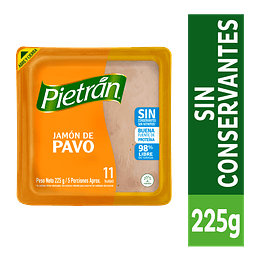 JAMON PIETRAN PAVO ZENU X 225 GR