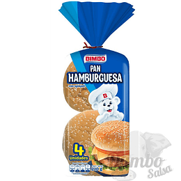 PAN HAMBURGUESA BIMBO X 4 UND X 210 GR