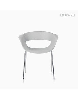 Silla Gia Plástica Blanca