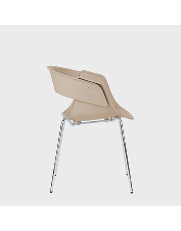 Silla Gia Plástica Taupe