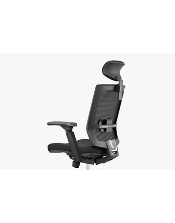 Silla de escritorio Axis Negra con cabecero