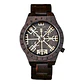 Reloj Vikingo Vegvísir Hombre, Madera De Bambú - Miniatura 1