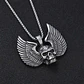 Collar Calavera Rock, Acero Quirúrgico, Moda Hombre - Miniatura 3
