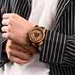 Reloj Vikingo Valknut Hombre, Madera De Bambú - Miniatura 2