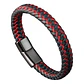 Pulsera Cuero Hombre Bicolor, Con Cierre Magnético - Miniatura 8