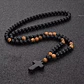 Collar Rosario De Piedras Naturales Ónix, Hombre - Miniatura 3