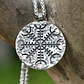Collar Vikingo Con Runa Aegishjalmur, Acero Inoxidable - Miniatura 4
