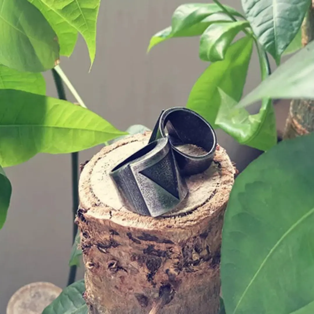 Anillo Vikingo Harald Estilo Vintage, Acero Inoxidable 3