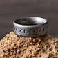 Anillo Vikingo Runas Estilo Vintage, Acero Inoxidable Unisex - Miniatura 3