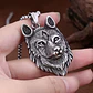 Collar Vikingo Lobo (fenrir), Acero Inoxidable, Hombre - Miniatura 2
