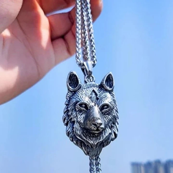 Collar Vikingo Lobo (fenrir), Acero Inoxidable, Hombre 3