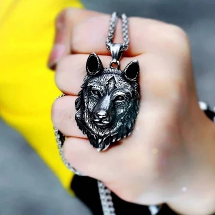 Collar Vikingo Lobo (fenrir), Acero Inoxidable, Hombre 5