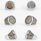 Anillo Vikingo Valknut, Acero Inoxidable, Hombre - Miniatura 5