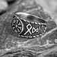 Anillo Vikingo Vegvísir - Runas, Unisex, Acero Inoxidable - Miniatura 3