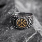 Anillo Vikingo Vegvísir - Runas, Unisex, Acero Inoxidable - Miniatura 4