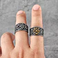 Anillo Vikingo Vegvísir - Runas, Unisex, Acero Inoxidable - Miniatura 6
