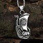 Collar Vikingo Drakkar-valknut, Acero Inoxidable, Hombre - Miniatura 2