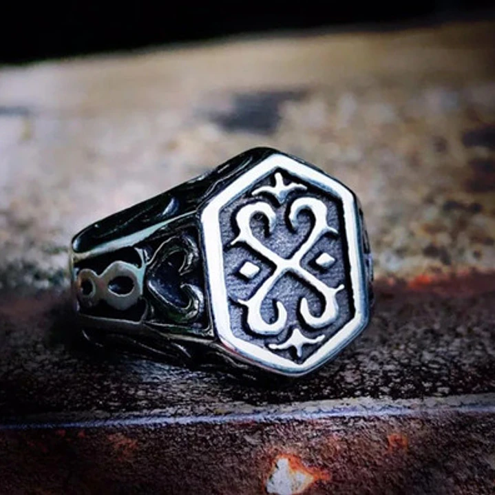 Anillo Vikingo Nudo, Acero Inoxidable, Hombre 5