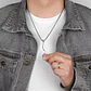 Collar Rayo, Acero Inoxidable, Moda Hombre - Miniatura 4