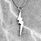 Collar Rayo, Acero Inoxidable, Moda Hombre - Miniatura 5
