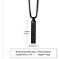 Collar Romano Minimalista, Acero Inoxidable, Hombre - Miniatura 4