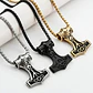 Collar Vikingo Mjölnir, Acero Inoxidable, Hombre - Miniatura 5