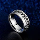 Anillo Vikingo Spinner Giratorio Runas Y Cadena, Unisex - Miniatura 3