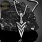 Collar Vikingo Punta De Lanza, Acero Inox., Hombre - Miniatura 2