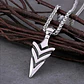 Collar Vikingo Punta De Lanza, Acero Inox., Hombre - Miniatura 3