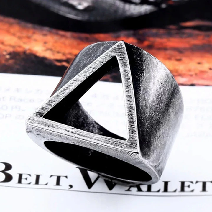Anillo Triangle, Acero Inoxidable, Hombre 3