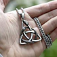 Collar Triqueta Celta, Acero Inoxidable, Hombre-mujer - Miniatura 4