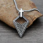 Collar Cruz Y Punta De Lanza, Acero Quirúrgico, Hombre - Miniatura 4