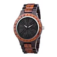 Reloj Vikingo Vegvísir Negro, Madera De Bambú, Hombre - Miniatura 1
