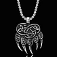 Collar Vikingo Garra De Oso, Acero Inoxidable, Hombre - Miniatura 2