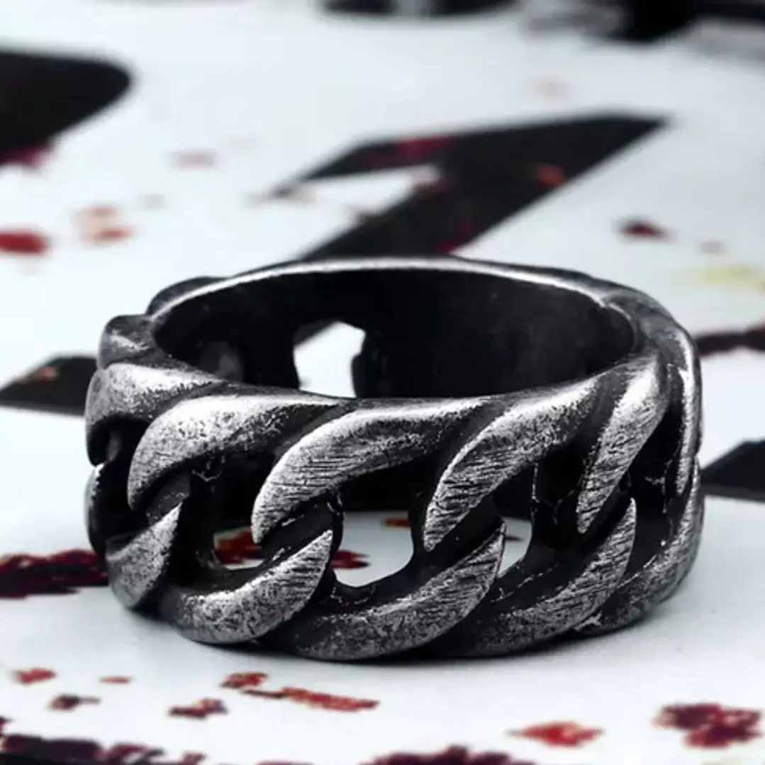 Anillo Vikingo Kalf, Acero Inoxidable Vintage 2