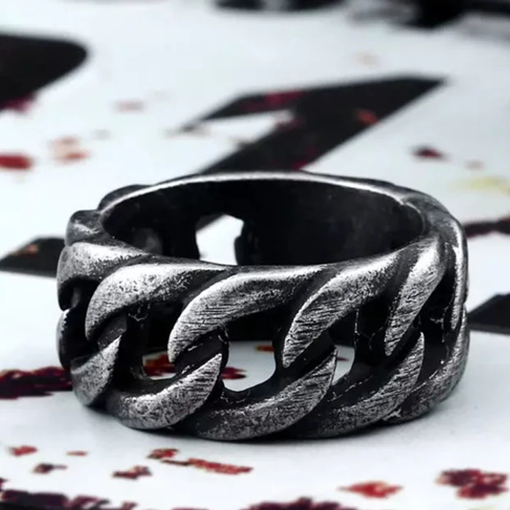 Anillo Vikingo Kalf, Acero Inoxidable Vintage 2