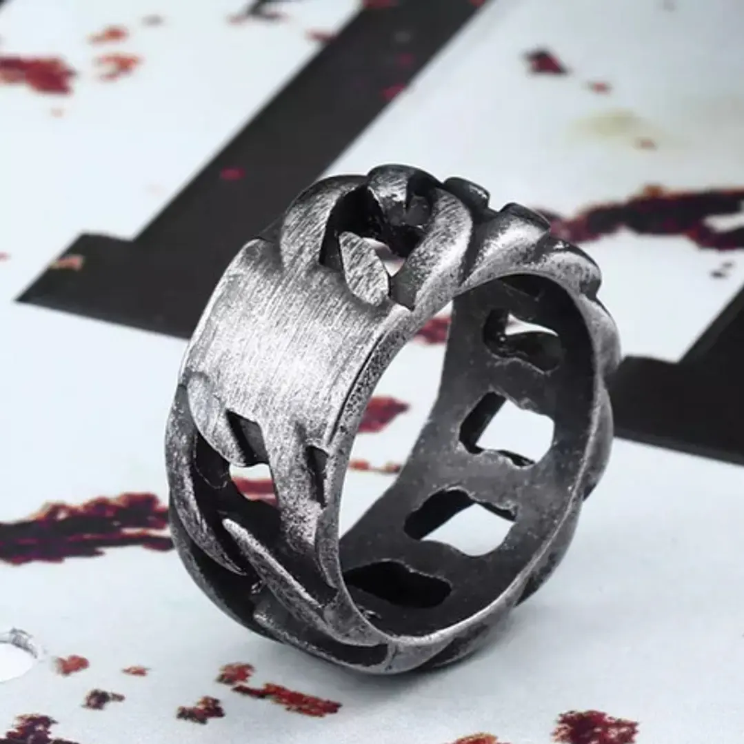 Anillo Vikingo Kalf, Acero Inoxidable Vintage 3