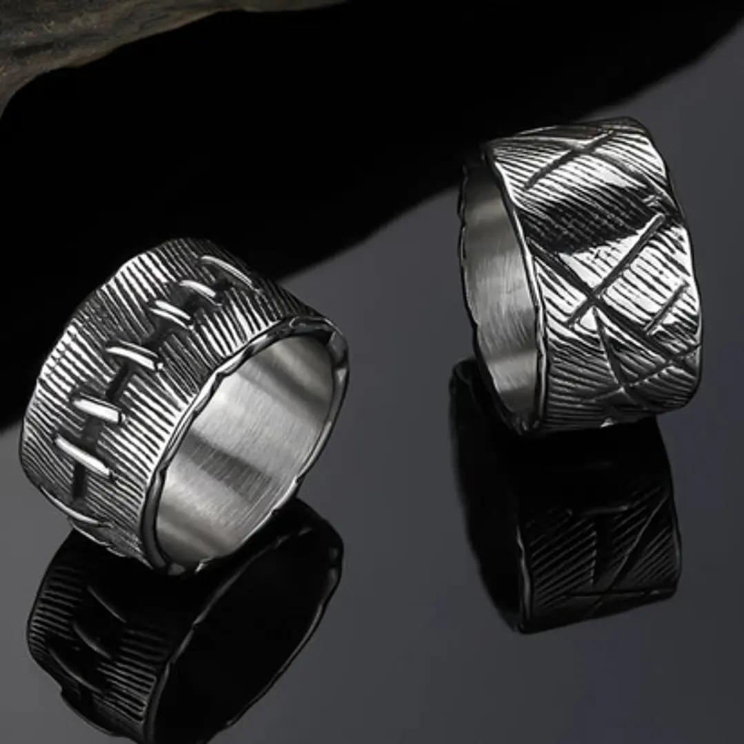 Anillo Acero Inoxidable Frankenstein Macizo, Hombre O Mujer 6
