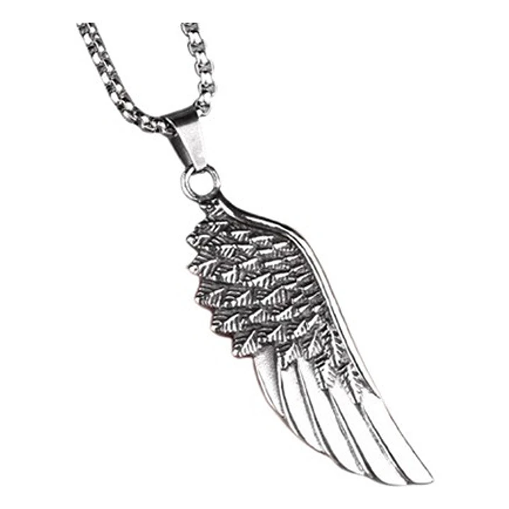 Collar Ala, Acero Inoxidable Alta Calidad, Hombre 1