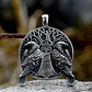 Collar Vikingo Cuervos De Odín, Acero Inoxidable, Unisex - Miniatura 2