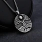 Collar Vikingo Árbol De La Vida (yggdrasil) Acero Inoxidable - Miniatura 2
