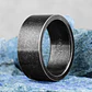 Anillo Tubo Estilo Vintage, Acero Inoxidable, Hombre - Miniatura 3